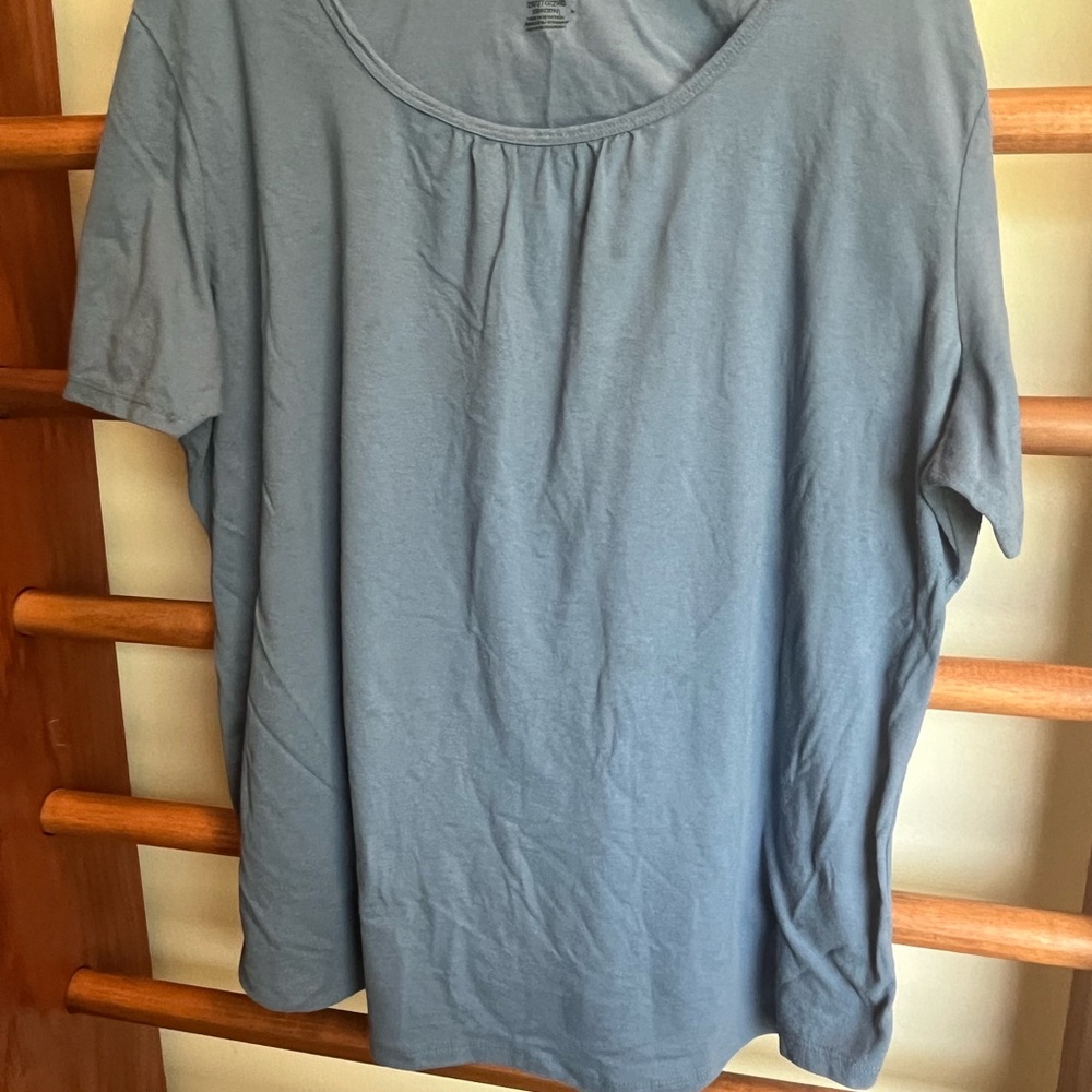Just My Size Gray Short Sleeve Relaxed T-Shirt